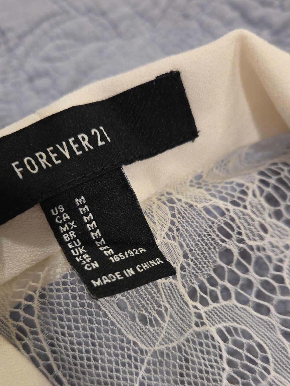 Forever 21 Ivory Lace-Back Sleeveless Blazer Vest Size M! - Picture 2 of 6